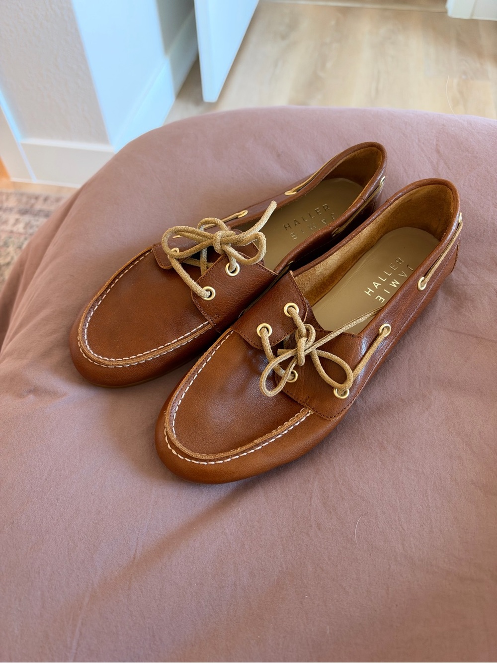 Brand new Jamie Heller boat shoes size 38